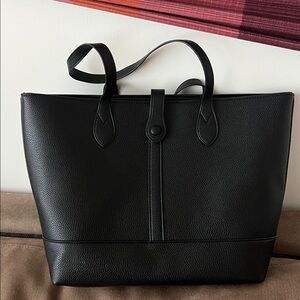 Elegant Black Tote Bag